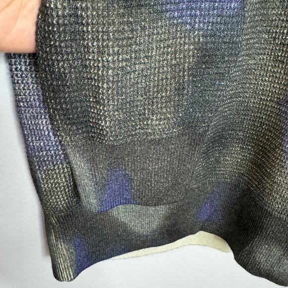 GSTQ Watercolor Merino Wool Sweater Crew Neck Soft Luxury Men's M - Picture 4 of 8